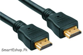 HDMI Male to Male Cable For 3D PS3, XBOX 360, Blueray, HDTV, Plasma TV, LED and LCD (Black) - SmartEshop.Pk